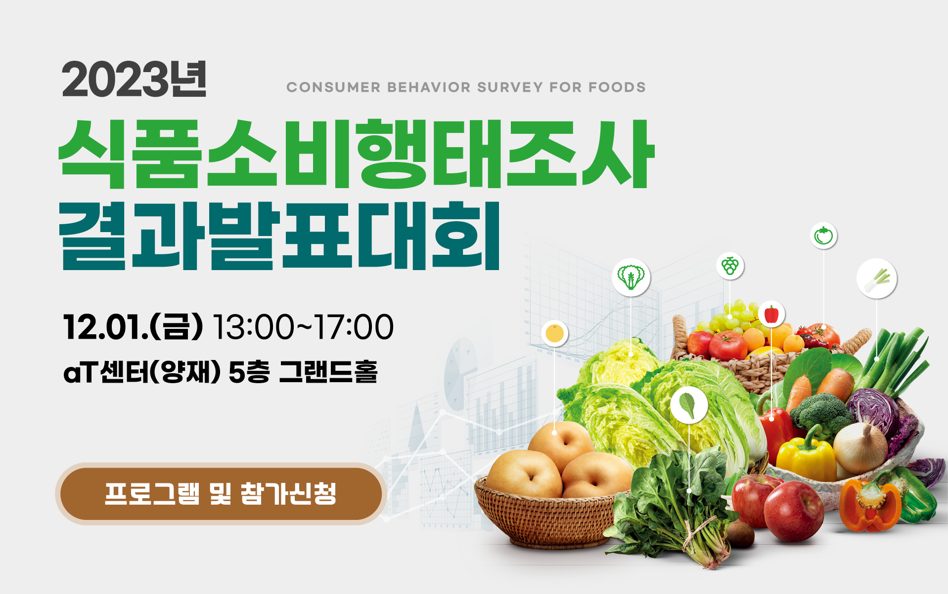 2023년 식품소비행태조사 결과발표대회 개최